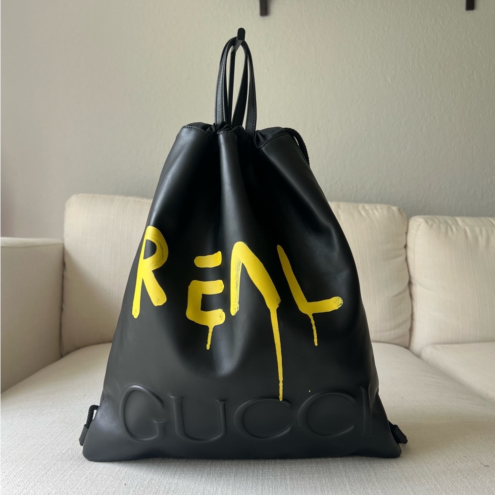 GUCCI Ghost Drawstring Backpack